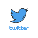 brid, twitter, twitter button, twitter logo svg vector icon