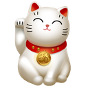 cat, hello, kitty, maneki neko icon