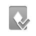 game,card,diamond,checkmark icon