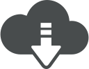 arrow, cloud, cloud computing, down, download svg vector icon