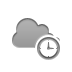 cloud,clock icon
