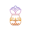 decorations, kalash svg vector icon