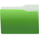 folder, green icon