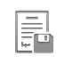 contract,diskette icon