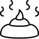faeces, poo, shit svg vector icon