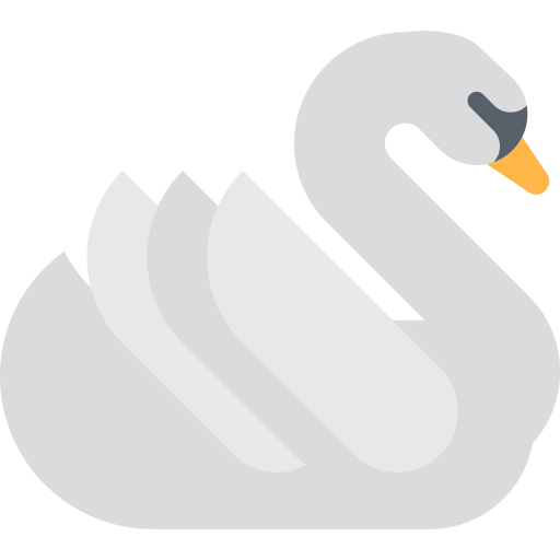 Swan svg vector icon