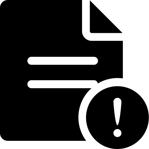 No Order Has Been Withdrawn svg vector icon