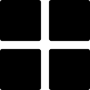 grid, interface, layout svg vector icon