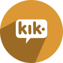 chat, kik, kik. svg vector icon