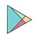 android, apps, brand, google, logo, play, store svg vector icon