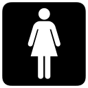 room, toilet, womens svg vector icon