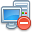 computer,delete,del,remove icon
