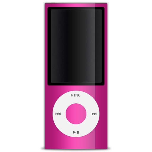 5g, ipod, nano, pink icon