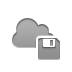 cloud,diskette icon