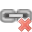 delete, link icon