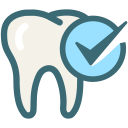 dental care, dentist, dentistry, medical, oral hygiene, tooth, tooth check svg vector icon