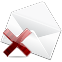 stock,mail,delete,del,remove,envelop,message,email,letter icon