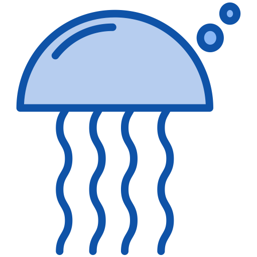 Jellyfish svg vector icon