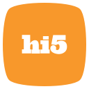 hi5, media, social svg vector icon