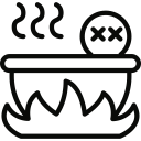 bath, boiling svg vector icon
