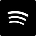 media, social, spotify, square svg vector icon