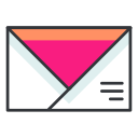 email, envelope, media, network, social, unread svg vector icon