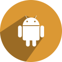 android, , media, network, social svg vector icon