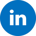 blue linkedin, linkedin, linkedin logo icon