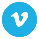 social, video, vimeo svg vector icon