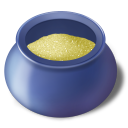 sugar,bowl,filled,food icon