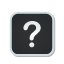 button, question, sticker icon