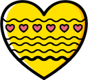 christmas, heart, xmas svg vector icon
