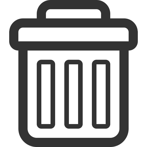 Trash svg vector icon
