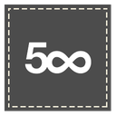 500px, square icon