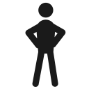 attitude, behaviour, human, proud, shaktiman, superhero svg vector icon