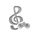 notation,composer,binoculars icon