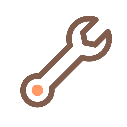 Wrench svg vector icon