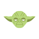 jedi, jedi master, starwars, yoda svg vector icon