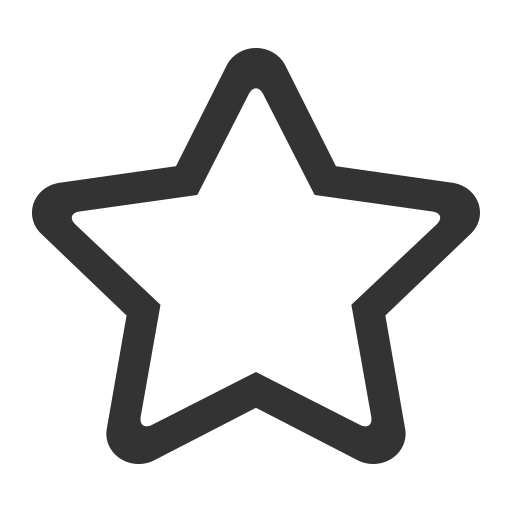 Operation Evaluation Star 0line svg vector icon