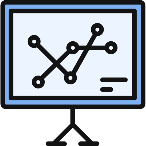 Data Trends svg vector icon