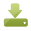 download,descending,fall,decrease,down,descend icon