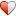 half, heart icon