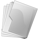 folder,silver icon