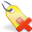 tag,yellow,delete,del,remove icon