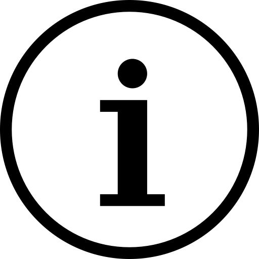 Information svg vector icon