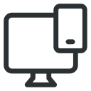 device, monitor, smartphone, technology svg vector icon