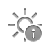 brightness,info icon