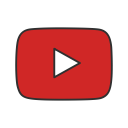 logo, social media, videos, youtube svg vector icon
