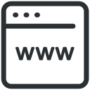page, web, website, www svg vector icon