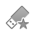 pen,drive,star icon